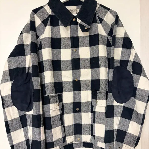[BUNJANG] REMI RELIEF Buffalo Check Niel Field Jacket / REMI RELIEF 레미릴리프 블록체크 넬 필드자켓 L