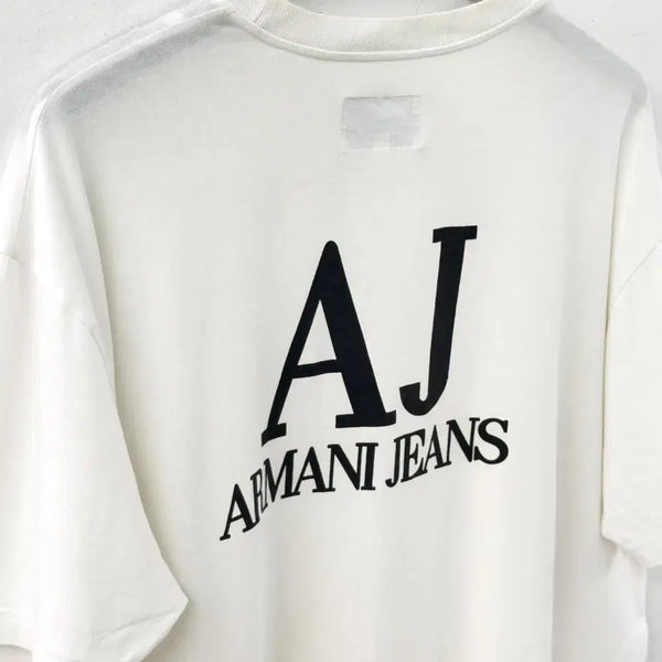 [BUNJANG] 90s Armani Jeans Vintage Eagle Logo T-Shirt / 90년대 아르마니 티셔츠