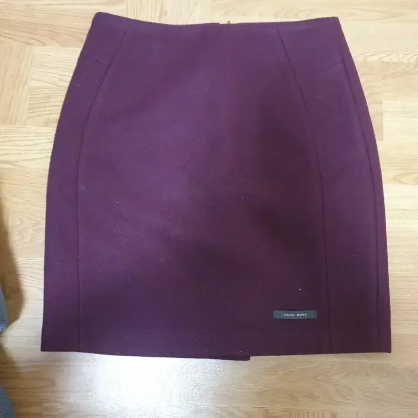 [BUNJANG] Benito Winter Wine Color Skirt / 베니토 겨울 와인 칼라 스커트
