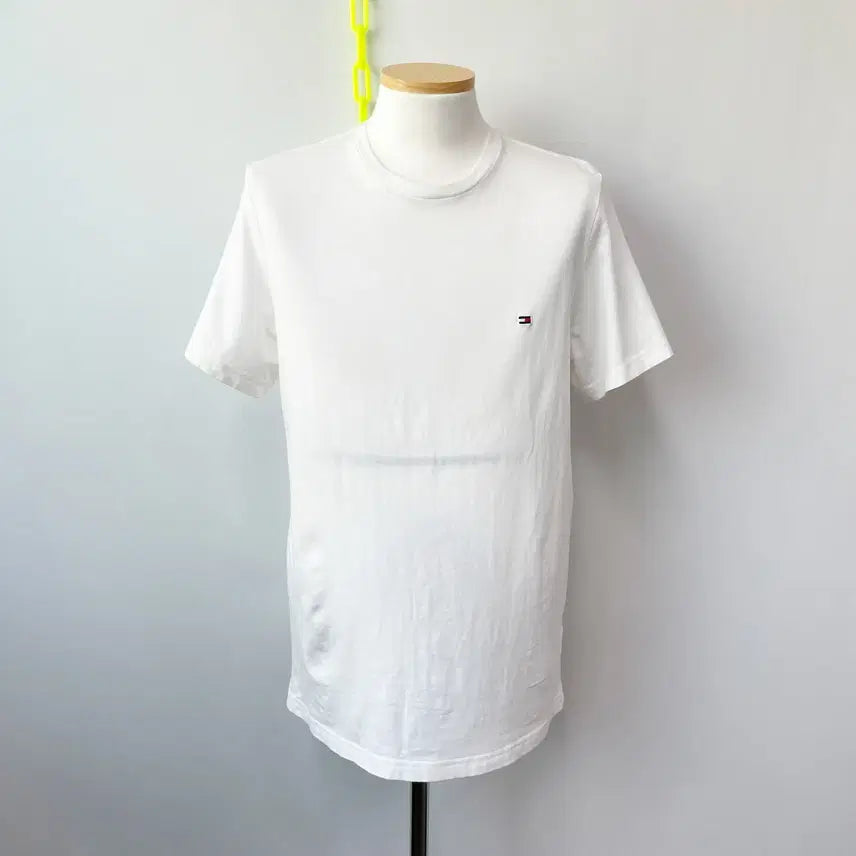[BUNJANG] Tommy Hilfiger Men's Cotton Casual Short-Sleeve T-Shirt Size S / 타미힐피거 남성캐주얼 면반팔 S