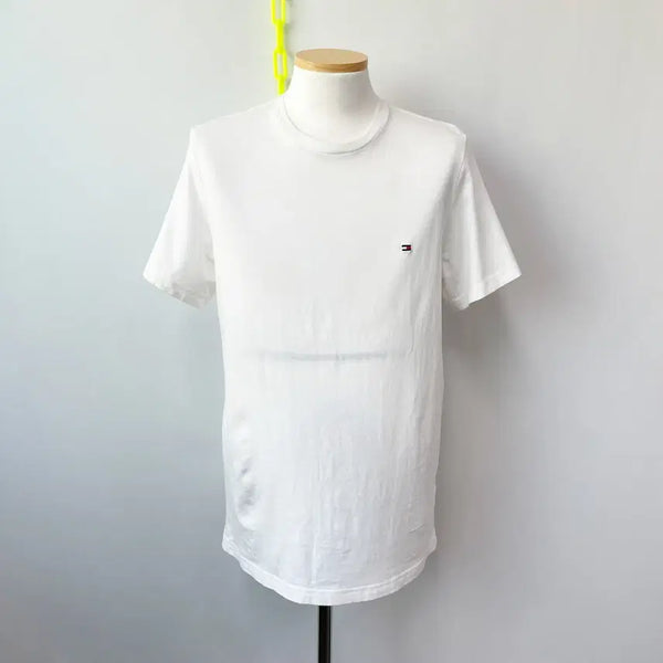 [BUNJANG] Tommy Hilfiger Men's Cotton Casual Short-Sleeve T-Shirt Size S / 타미힐피거 남성캐주얼 면반팔 S