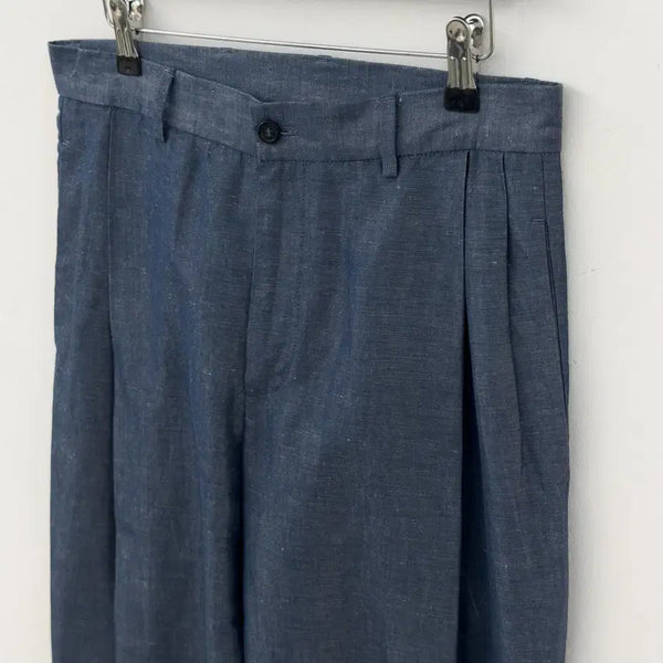 [BUNJANG] Emporio Armani Two Pleats Slacks Pants / 아르마니 슬랙스