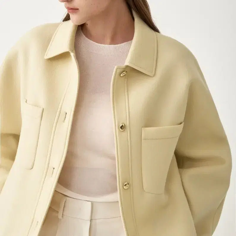 [BUNJANG] The Cashmere Wool Blend Oversized Jacket / 한섬 더캐시미어 울 블렌드 오버사이즈 자켓 정가 645,000원