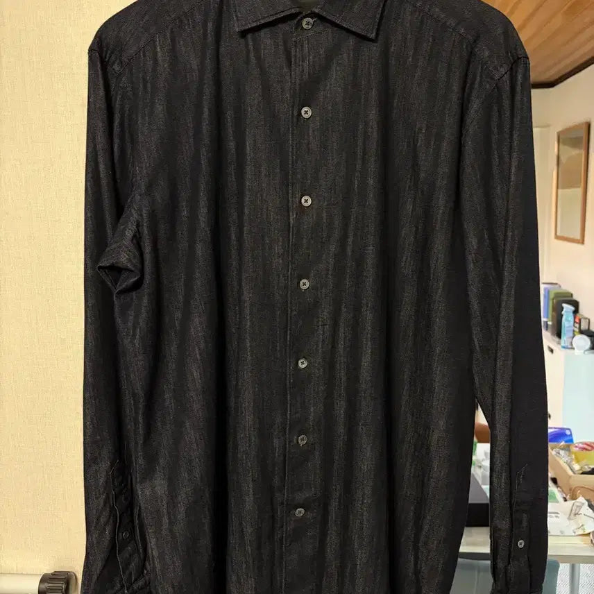 [BUNJANG] Ermenegildo Zegna Denim Shirt Size L (105) / 에르메네질도 제냐 데님 셔츠 L(105)