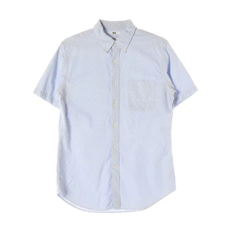 [BUNJANG] Uniqlo Cotton Flower Shirt L / 유니클로 코튼 플라워 셔츠 L
