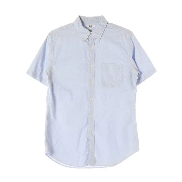 [BUNJANG] Uniqlo Cotton Flower Shirt L / 유니클로 코튼 플라워 셔츠 L