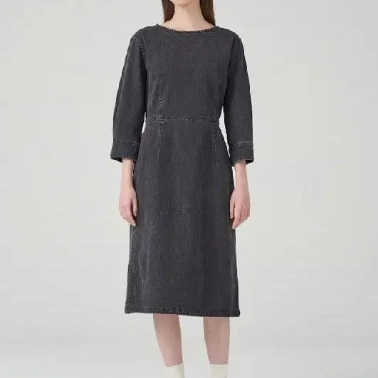 [BUNJANG] Beanpole Lady's 2023 Denim Dress - Size 55 / 23년 빈폴레이디스 데님 원피스 55 /  정가 30만원후반대