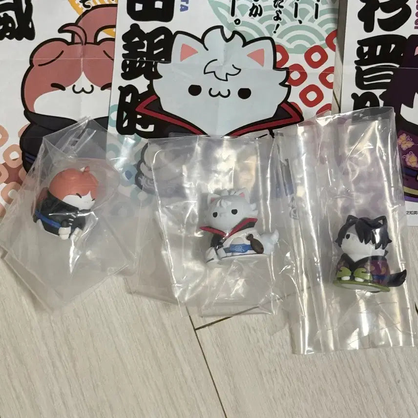 [BUNJANG] Gintama Mega Cat Gintoki, Takasugi, Kamui Bundle Set / 은혼 메가캣 긴토키 타가스기 카무이 일괄 양도