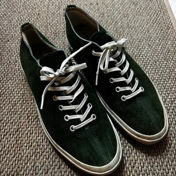 [BUNJANG] Moonstar Suede Sneakers - Green (270) / 문스타 스니커즈 그린 270