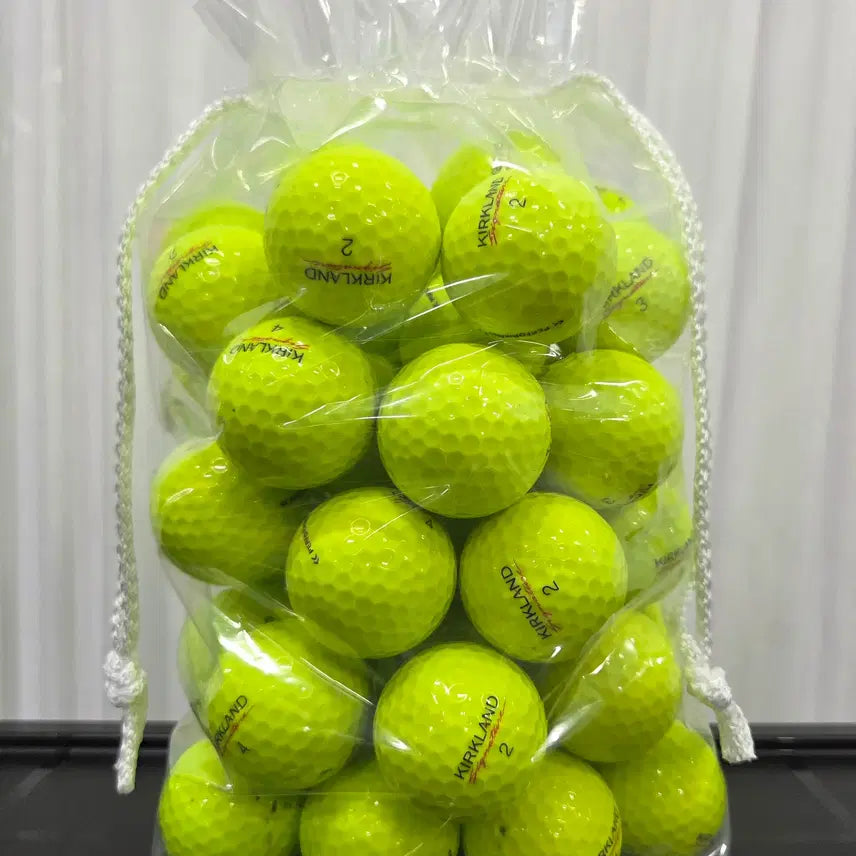 [BUNJANG] Kirkland 3-Piece Colored Used Golf Balls - 50 Count / 커클랜드 A급 3피스 컬러 로스트볼 50구 중고골프공