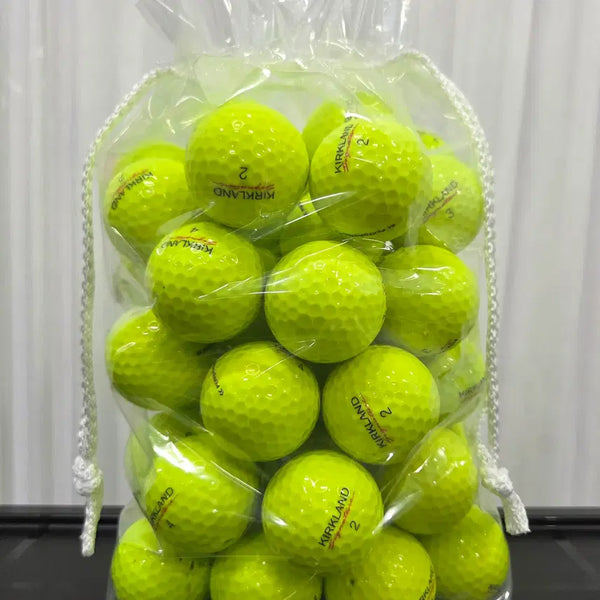 [BUNJANG] Kirkland 3-Piece Colored Used Golf Balls - 50 Count / 커클랜드 A급 3피스 컬러 로스트볼 50구 중고골프공