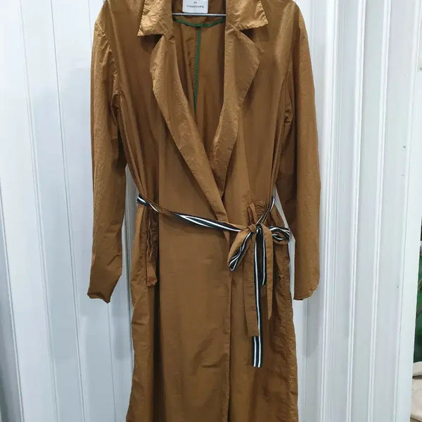 [BUNJANG] Kim Seo Ryong Windbreaker Coat Brown / 김서룡 바람막이코트 브라운