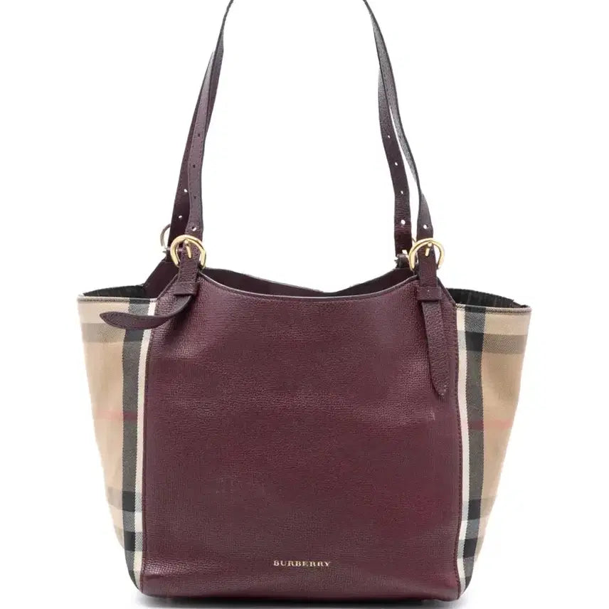 [BUNJANG] Burberry Women's Burgundy Shoulder Bag / Burberry 버버리 여성 숄더백 버건디 가방