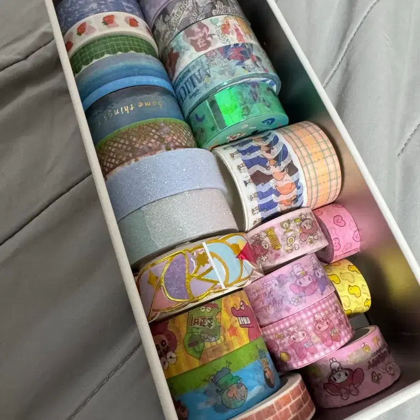 [BUNJANG] Assorted Character and Pattern Masking Tape Set / 마스킹 테이프