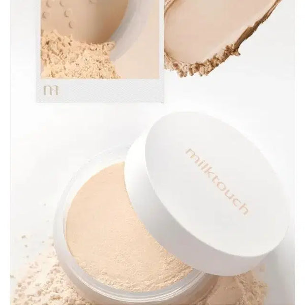 [BUNJANG] Milk Touch Air Blur Rice Setting Powder Translucent / 밀크터치 에어 블러 라이스 세팅 파우더