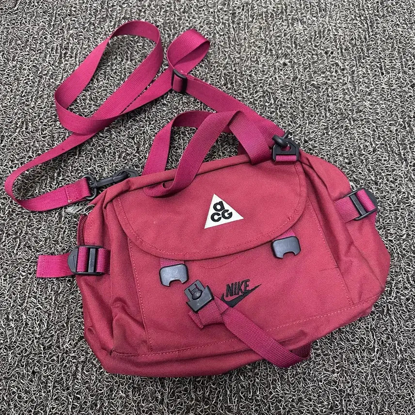 [BUNJANG] Nike ACG Crossbody Bag Burgundy / NIKE 나이키 ACG 크로스백 가방 버건디