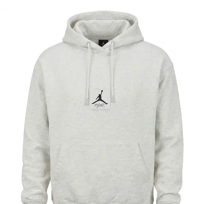 [BUNJANG] Nike Jordan Essentials Fleece Hoodie (Grayish White) M / [M/95] 나이키 조던 에센셜 플리스 후디 (그레이빛 화이트)