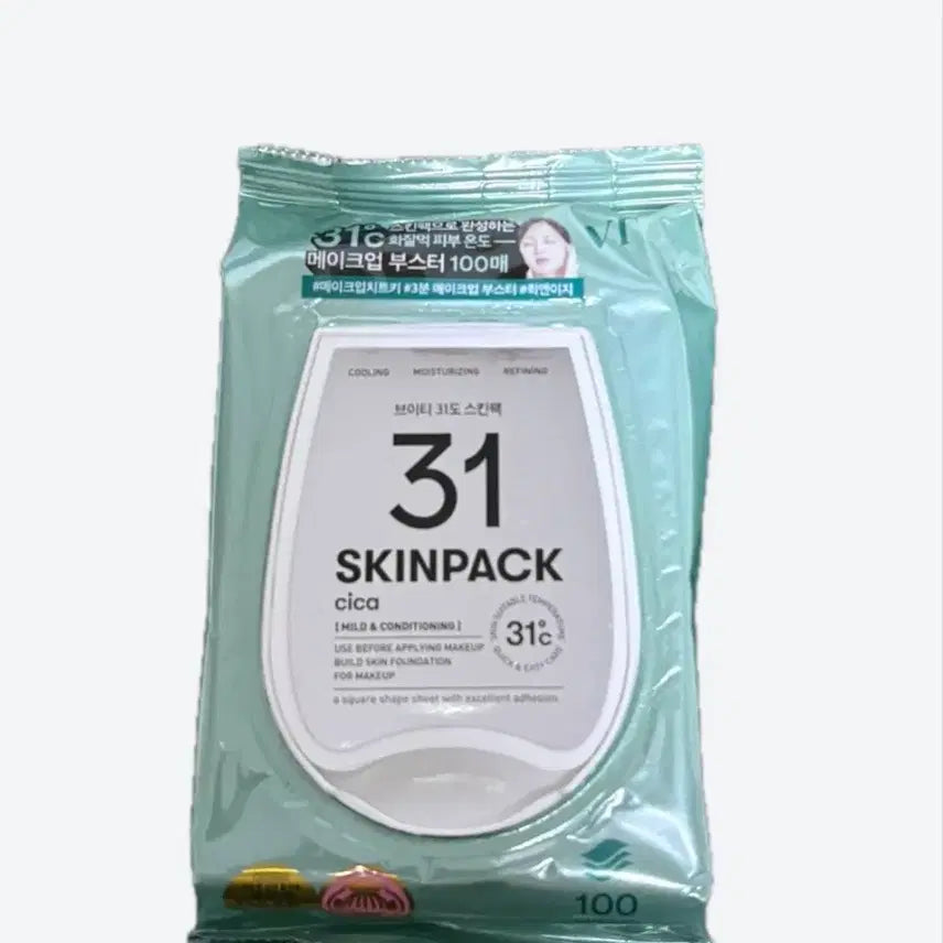 [BUNJANG] VT Mild 31°C Skin Pack Toner Pad 100 Count / VT 브이티 마일드 31도 스킨팩 100매 토너패드