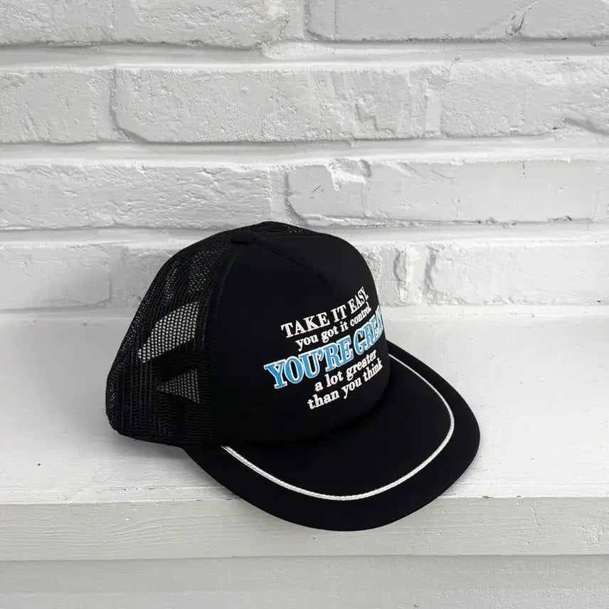 [BUNJANG] ACMEDELAVIE Black Lettering Ball Cap / 아크메드라비 블랙 레터링 볼캡
