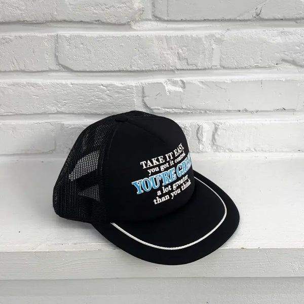 [BUNJANG] ACMEDELAVIE Black Lettering Ball Cap / 아크메드라비 블랙 레터링 볼캡