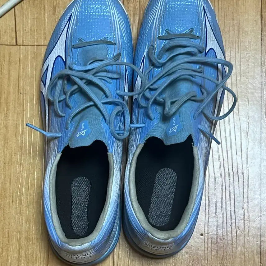[BUNJANG] Mizuno Alpha 3 Elite AS Futsal Shoes Sky Blue / 미즈노 알파3 엘리트 as 풋살화 스카이블루
