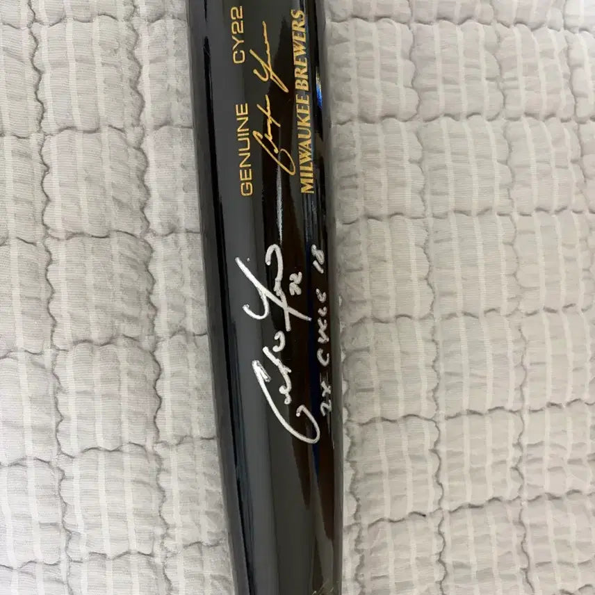 [BUNJANG] Christian Yelich Autographed Baseball Bat / 크리스티안 옐리치 친필 싸인 배트 판매합니다.
