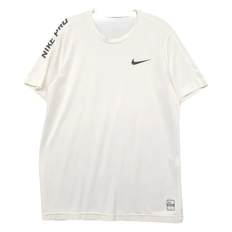 [BUNJANG] Nike White Functional Training T-Shirt - Medium / 나이키 화이트 기능성 트레이닝 반팔티 M
