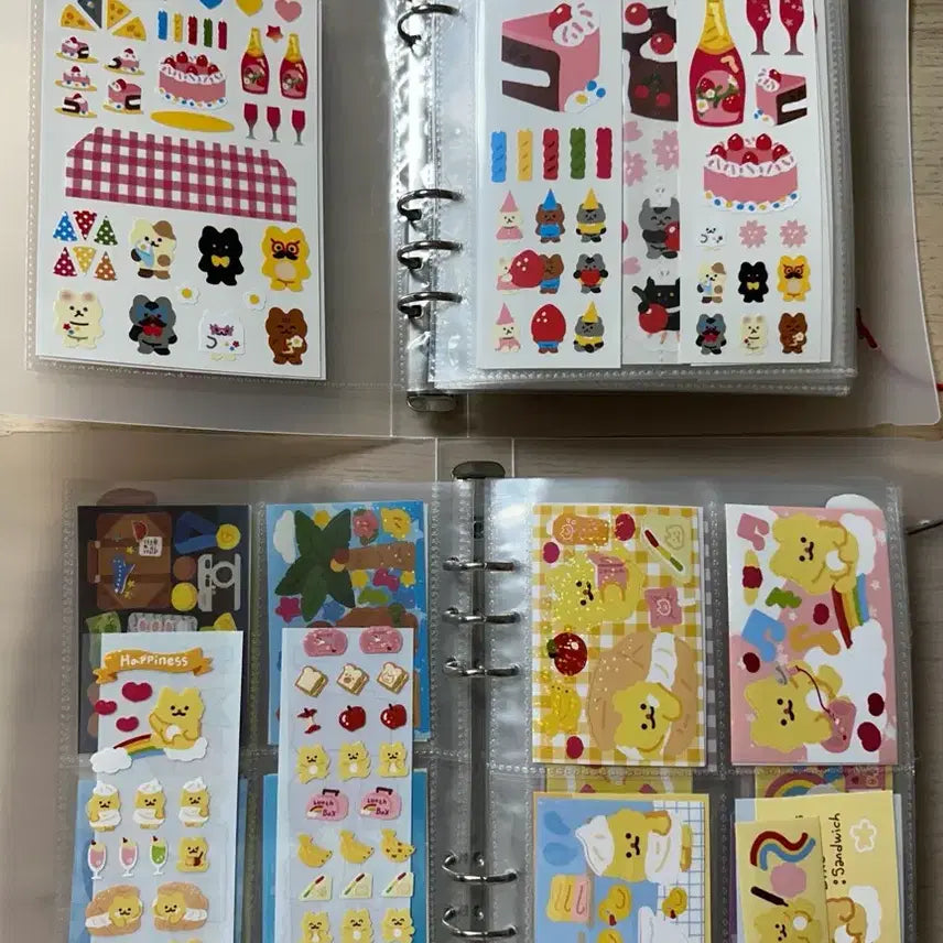 [BUNJANG] Deartown Discontinued Seal Sticker Set Bundle / 디어타운 미사용 단종 씰스티커 스티커 세트 일괄 처분