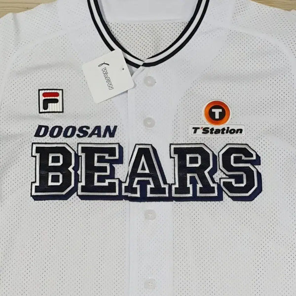[BUNJANG] Doosan Bears Fila Authentic Retro Jersey (Size 95/M) / 두산베어스 유니폼 (휠라 어센틱 레트로 95) 새상품