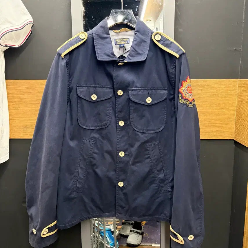 [BUNJANG] Polo Ralph Lauren Military Crown Jacket Navy / 폴로 RL 밀리터리 크라운 자켓