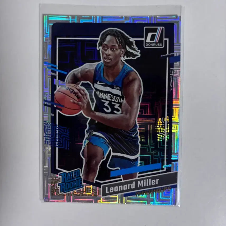 [BUNJANG] Minnesota Leonard Miller Rookie Basketball Card / 미네소타 레너드 밀러 루키 농구 카드