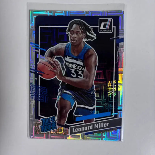 [BUNJANG] Minnesota Leonard Miller Rookie Basketball Card / 미네소타 레너드 밀러 루키 농구 카드