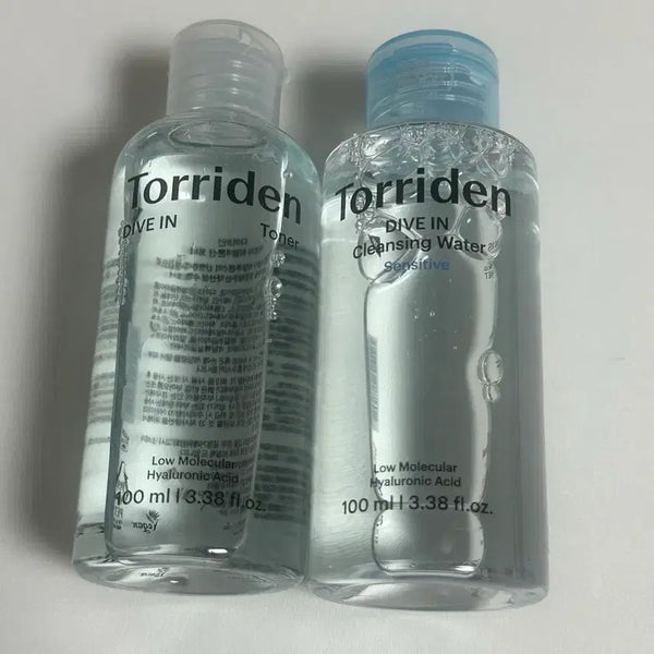 [BUNJANG] Torriden Dive-In Toner & Cleansing Water 100ml Bundle Set / 토리든 다이브인 토너 & 클렌징 워터 100ml 일괄