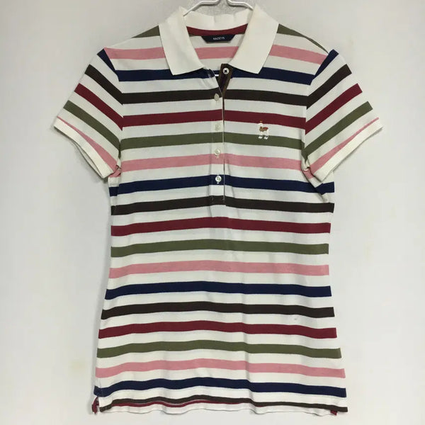 [BUNJANG] Hazzys Ladies Stripe PK T-shirt / 헤지스 레이디스 스트라이프 PK 티셔츠 85
