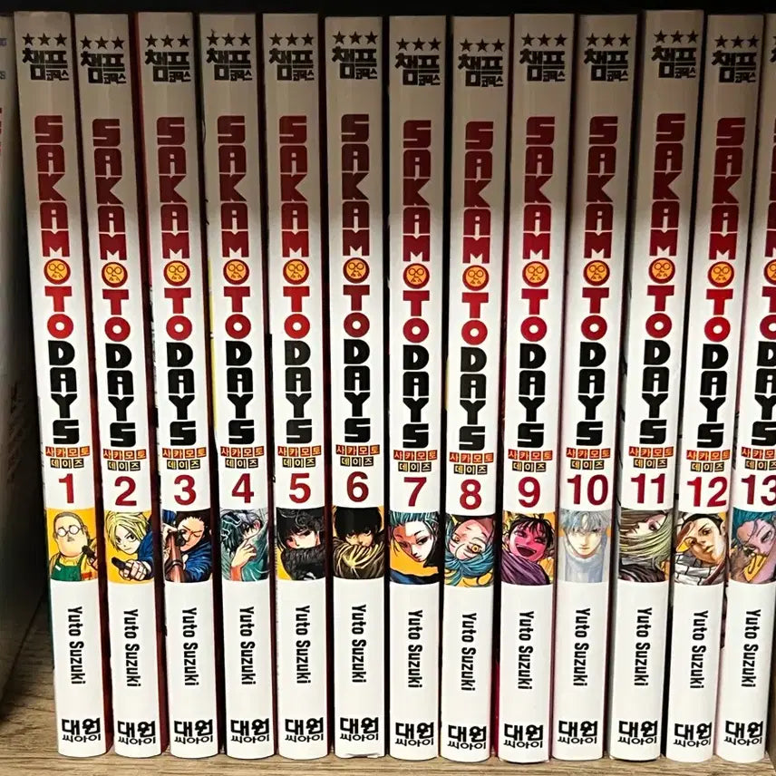 [BUNJANG] Sakura Days Manga Volumes 1-13 / 사카모토데이즈 만화책 1~13권