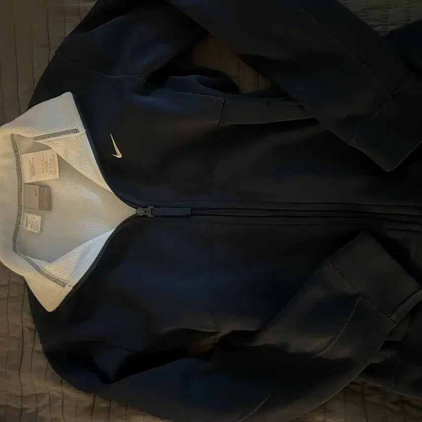 [BUNJANG] Nike Navy Fleece Zip-Up Jacket (Women's M) / 나이키 기모 집업 자켓 네이비