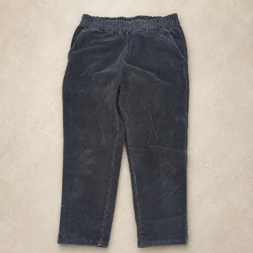 [BUNJANG] Corduroy Banding Pants Charcoal / 코듀로이 밴딩 바지 차콜 66