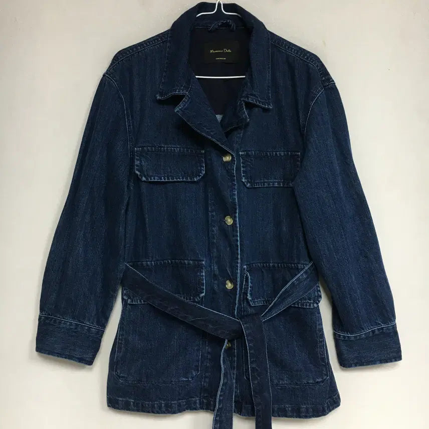 [BUNJANG] Massimo Dutti Belted Denim Jacket L / 마시모두띠 벨티드 데님 자켓 L