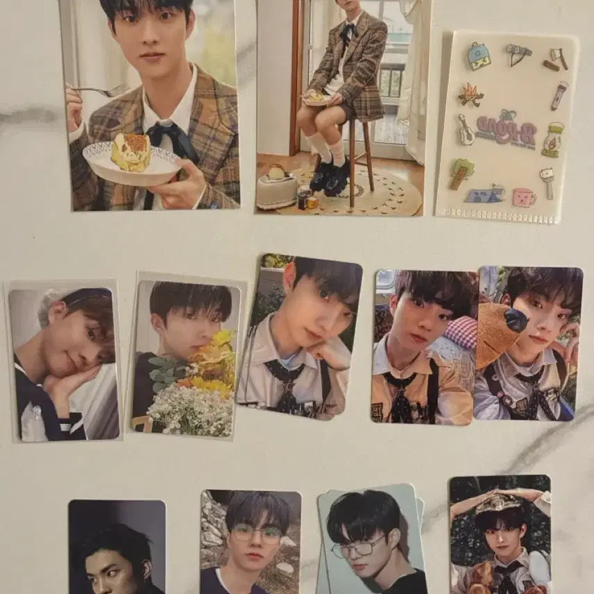 [BUNJANG] The Boyz Q Bundle Set Photocard Postcard Name Tag / 더보이즈 큐 포토카드 엽서 일괄 더아지트 명찰