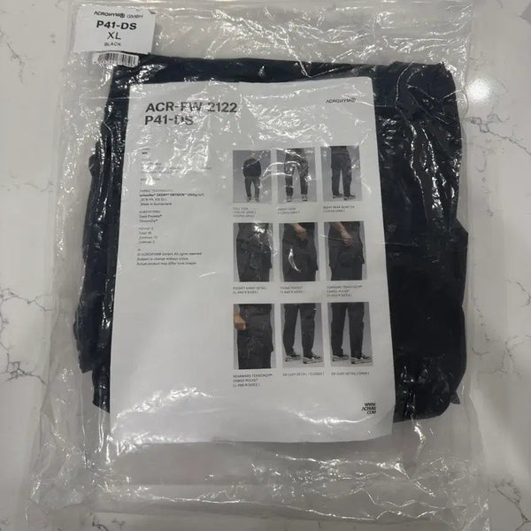 [BUNJANG] Acronym P41-DS Pants Black XL (21FW) / [미시착 새상품] 아크로님 ACRONYM P41-DS 블랙 XL (21FW) 판매합니다