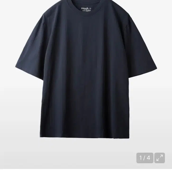 [BUNJANG] Roughside Mild T-Shirt Navy Size 4 / 러프사이드 마일드 반팔티 네이비 4