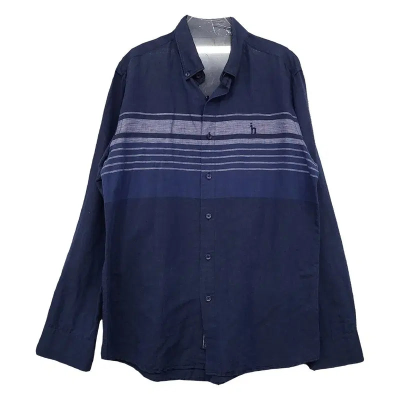 [BUNJANG] HAZZYS Navy Shirt 100 / 해지스 네이비 셔츠 100