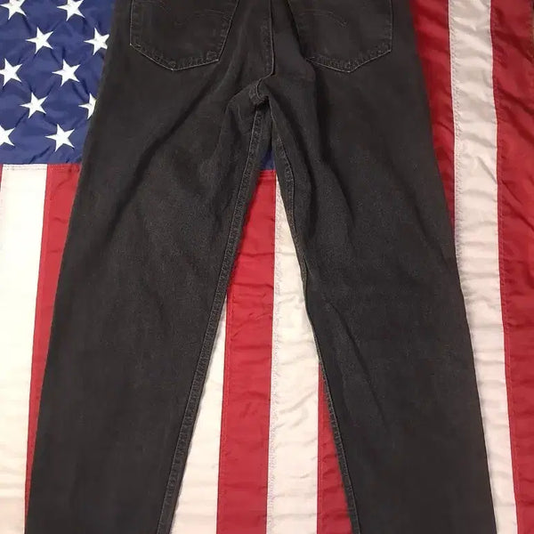 [BUNJANG] Levi's Original USA Made 550 Black Denim Jeans / 오리지날 리바이스 미국제조 550 흑청 데님팬츠