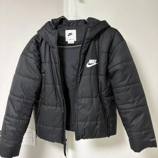 [BUNJANG] Nike Padded Jumper Black / 나이키 패딩 점퍼 블랙