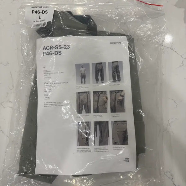 [BUNJANG] Acronym P46-DS Alpha Green L 23SS Pants / [미시착 새상품] 아크로님 ACRONYM P46-DS 알파그린 L (23SS) 판매합니다
