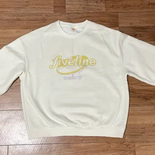 [BUNJANG] Fivelane Sweatshirt Size 4 Ivory / [새상품급]파이브라인 맨투맨 4호 아이보리