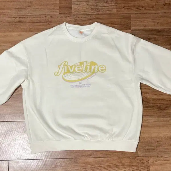 [BUNJANG] Fivelane Sweatshirt Size 4 Ivory / [새상품급]파이브라인 맨투맨 4호 아이보리