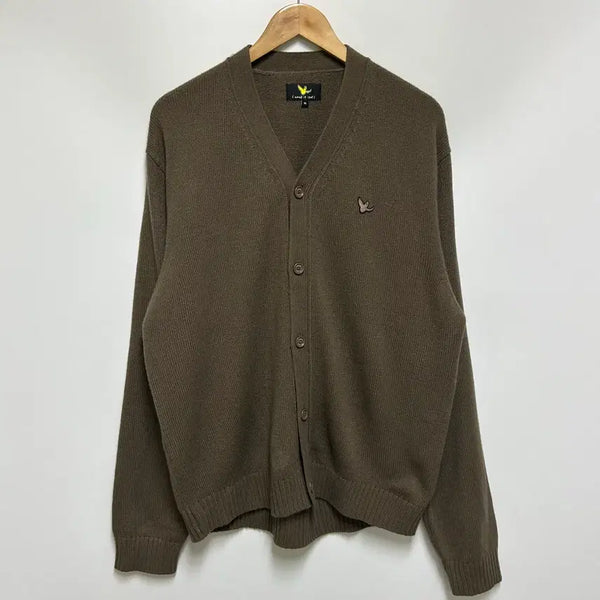 [BUNJANG] What It Isn't Angel Wappen Wool Blend V-Neck Cardigan / [남자-105]와릿이즌 엔젤 와펜 울혼방 브이넥 가디건