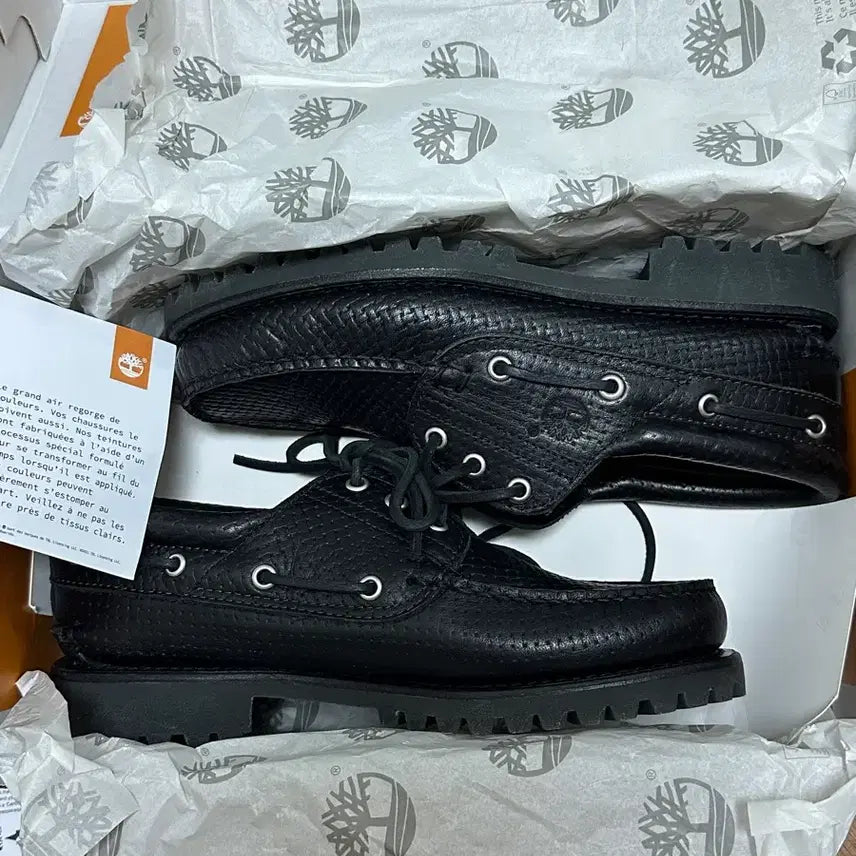[BUNJANG] Timberland UK Limited Lug Boat Shoes Black 260 / 새상품 팀버랜드 영국 한정 러그보트 블랙  260