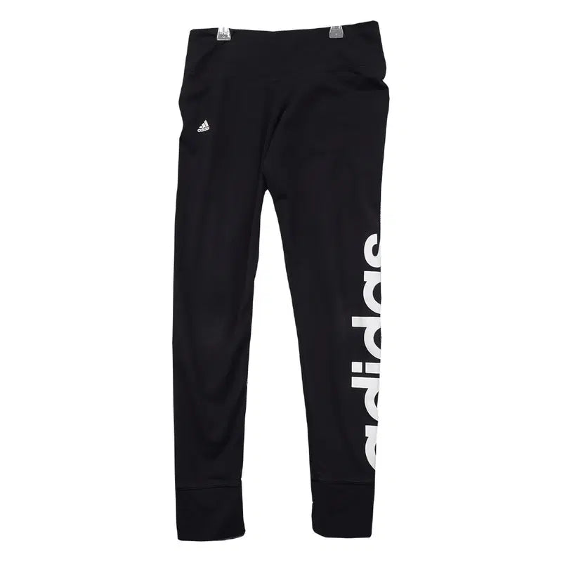 [BUNJANG] Adidas Printed Black Leggings / 아디다스 프린팅 블랙 레깅스 090